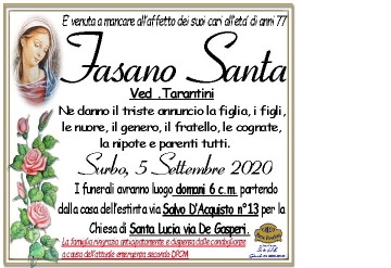 Fasano Santa